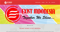 Desktop Screenshot of existindonesia.com